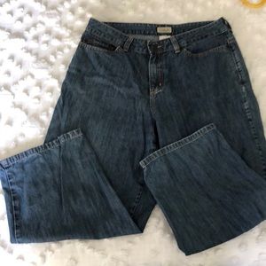 LLBean Denim Crop Pants